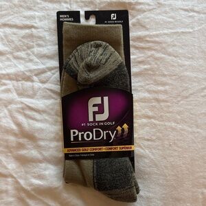 Foot Joy ProDry Men's Socks - Black and brown